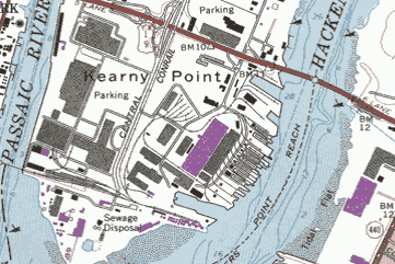 Contemporary Coast and Geodetic Survey map