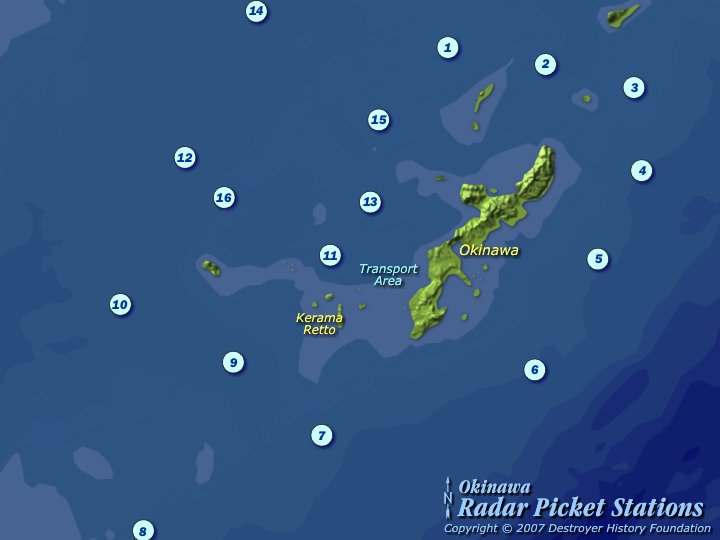 Okinawa radar picket stations