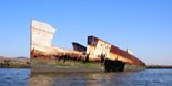 Remains of flush-deck destroyers in the San Francisco Bay area