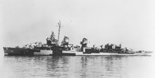 USS Converse off Hunters Point, California, 1944