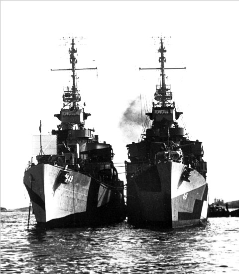 USS Nicholas and Fletcher