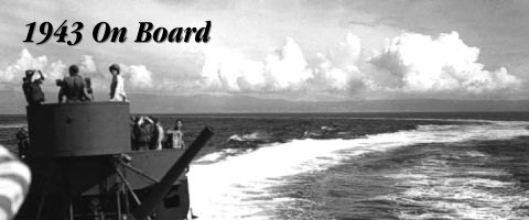 1943 On Board in the Solomon Islands